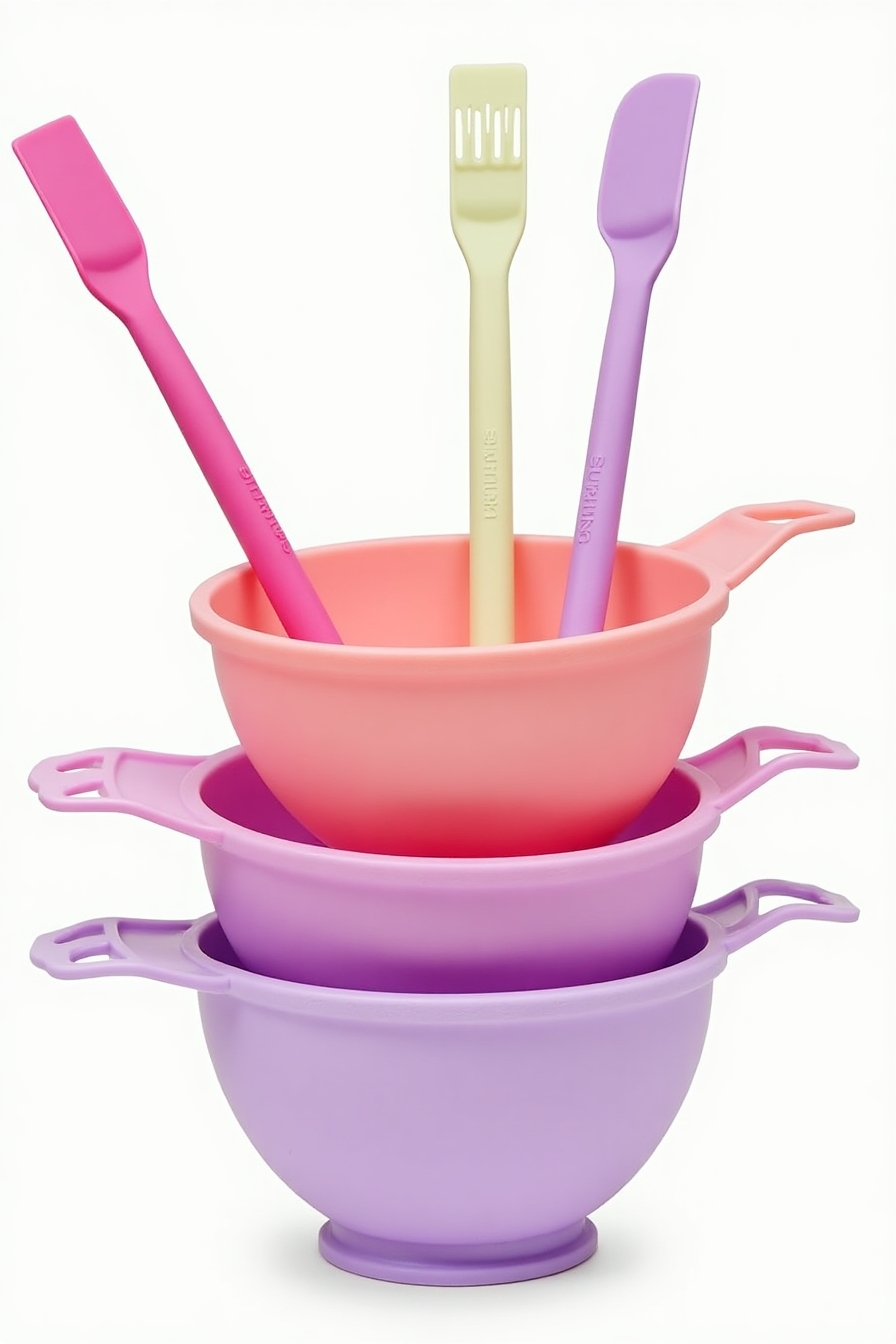 Professional Hair Color Mixing Bowl & Brush Set